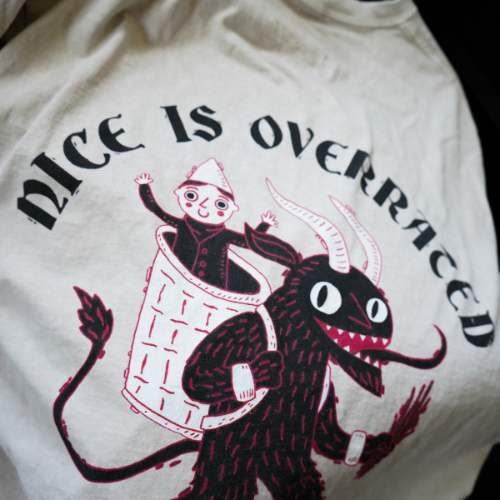 PUBLIC VARIANT (NICE OVERRATED EDITION) - Acid Wash Oversize T-Shirt