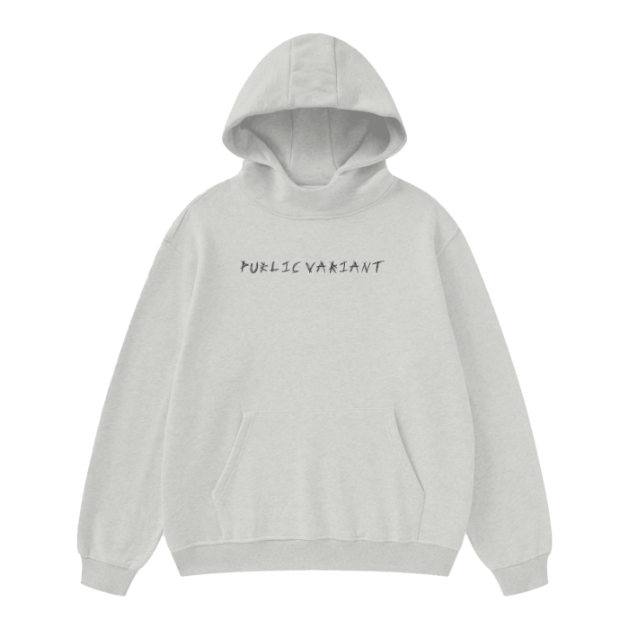 PUBLIC VARIANT (HAPPY SOUL) High Neck Insulated Hoddie