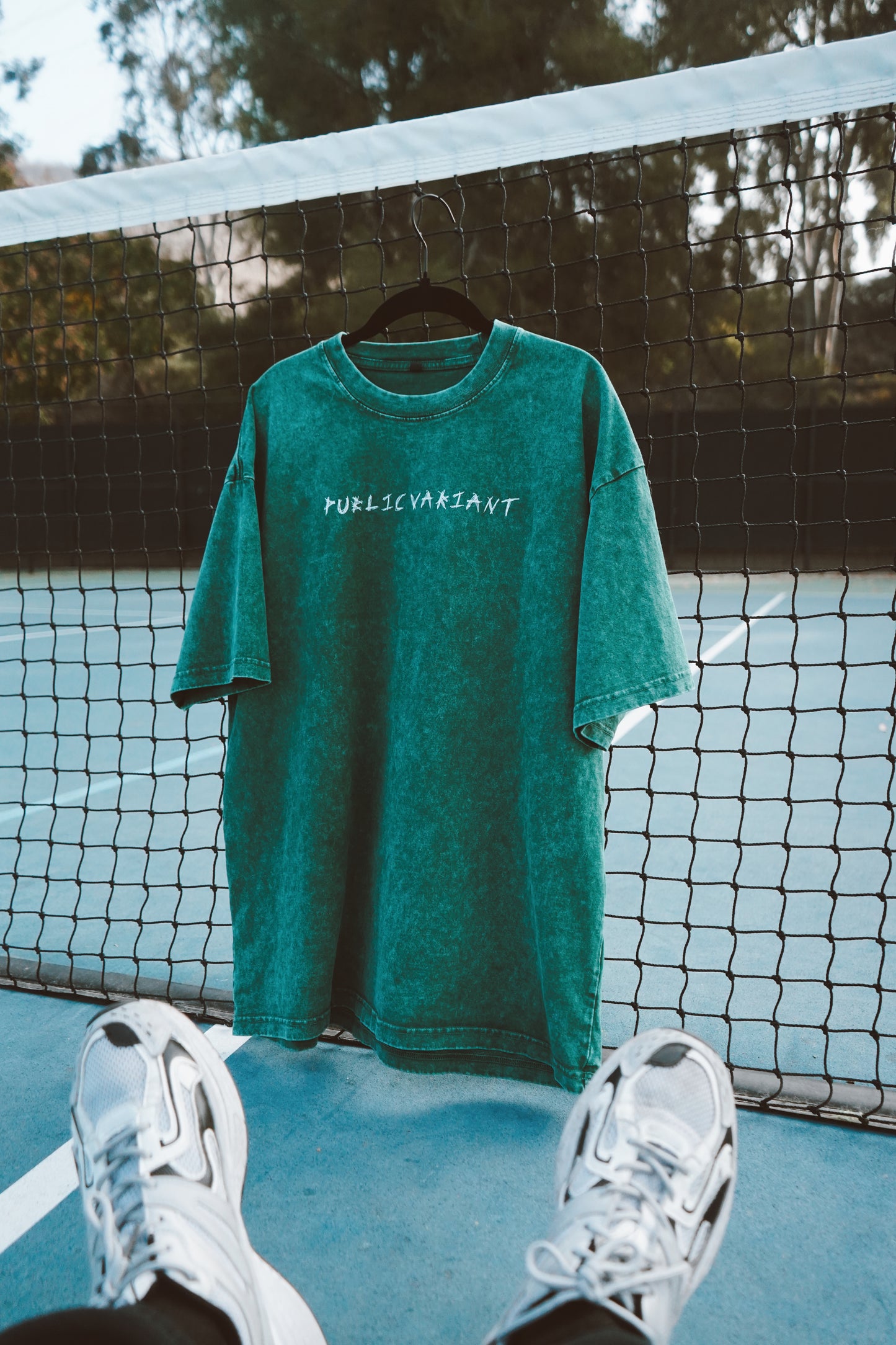 PUBLIC VARIANT (FAKE IT EDITION) Acid Wash Oversize T-Shirt