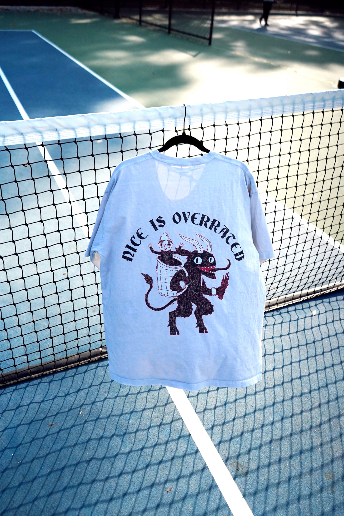 PUBLIC VARIANT (NICE OVERRATED EDITION) - Acid Wash Oversize T-Shirt