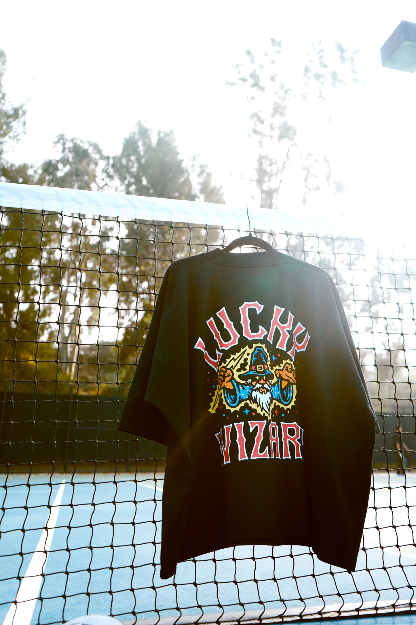 LUCKY WIZARD Oversize Cut Boxy Tee